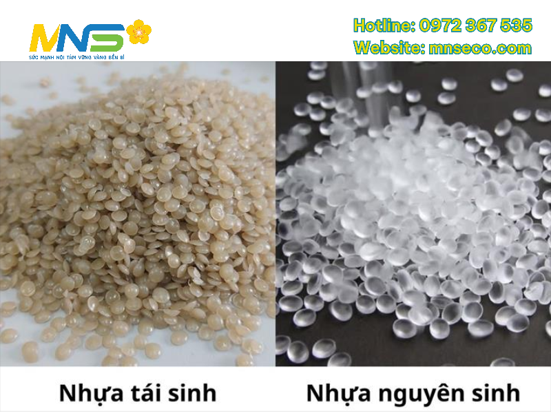 hạt nhựa nguyên sinh và tái sinh khác nhau thế nào