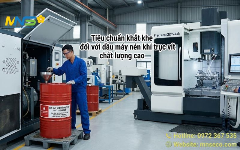 Dầu máy nén khí trục vít