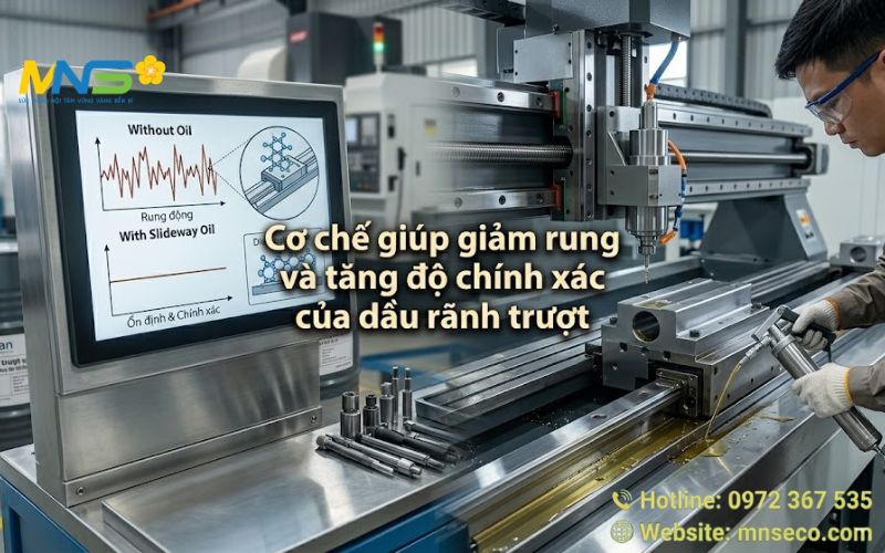 Dầu rãnh trượt máy CNC
