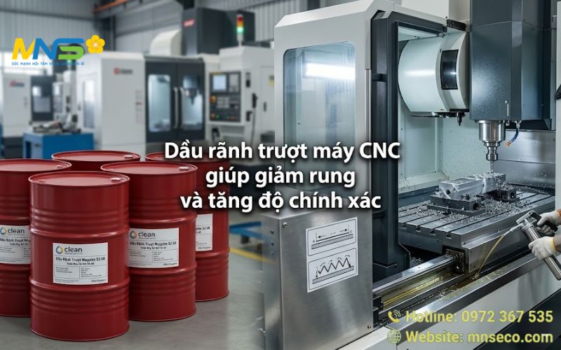 Dầu rãnh trượt máy CNC