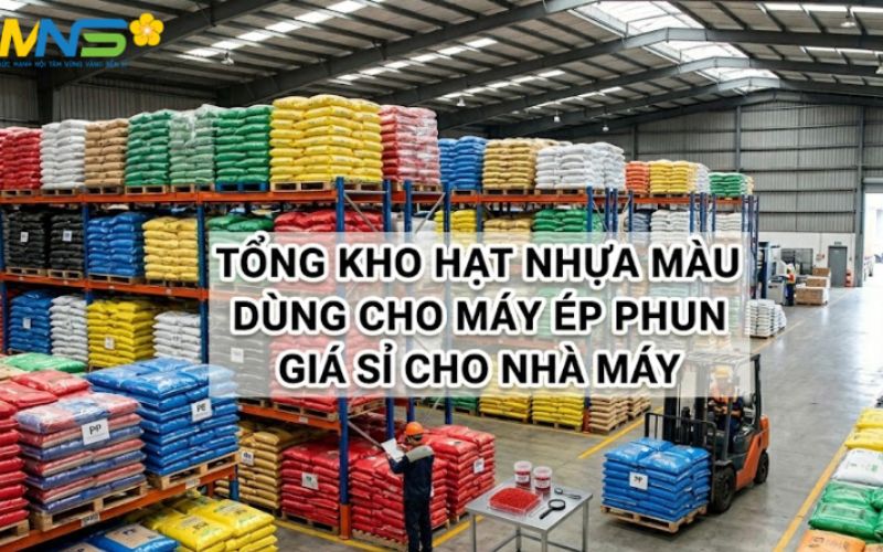Hạt nhựa màu dùng cho máy ép phun