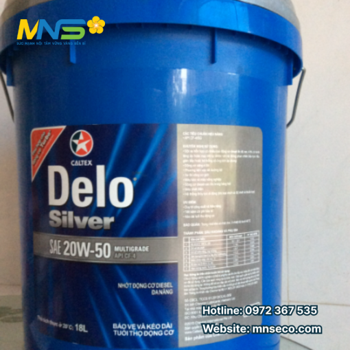 Dau dong co Caltex Delo Silver SAE 20W50