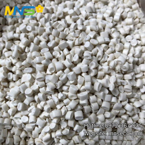 Hạt nhựa tái sinh PE màu trắng