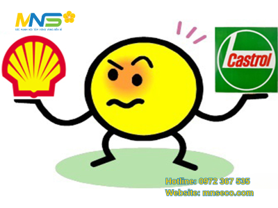 so sánh hiệu suất dầu bánh răng Castrol với Shell