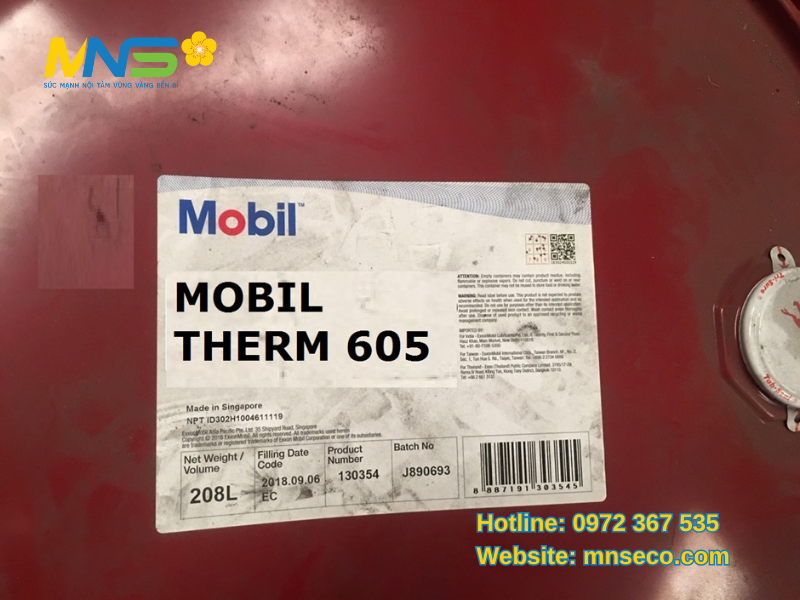 dầu truyền nhiệt chịu nhiệt cao Mobil 