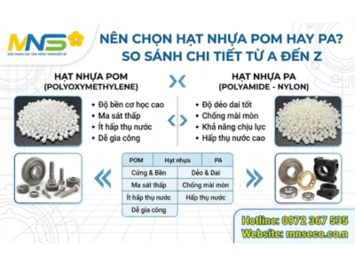 Nên chọn hạt nhựa POM hay PA