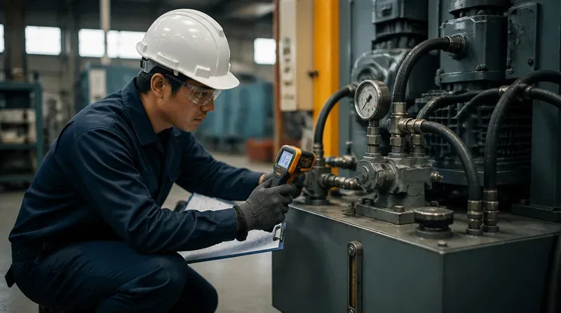 Nhận biết dầu thủy lực bị nóng nguyên nhân và cách khắc phục Cách kiểm tra nhanh trước khi dừng máy sửa chữa